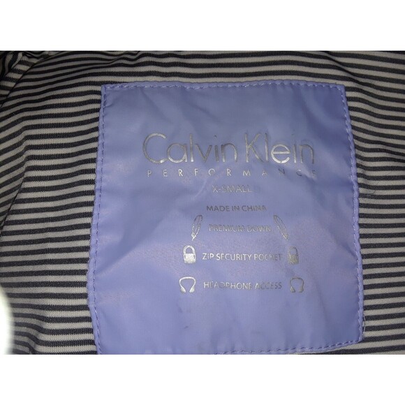 Calvin Klein Performance Puffer Jacket Size XS Duck Down & Feathers - Picture 10 of 11